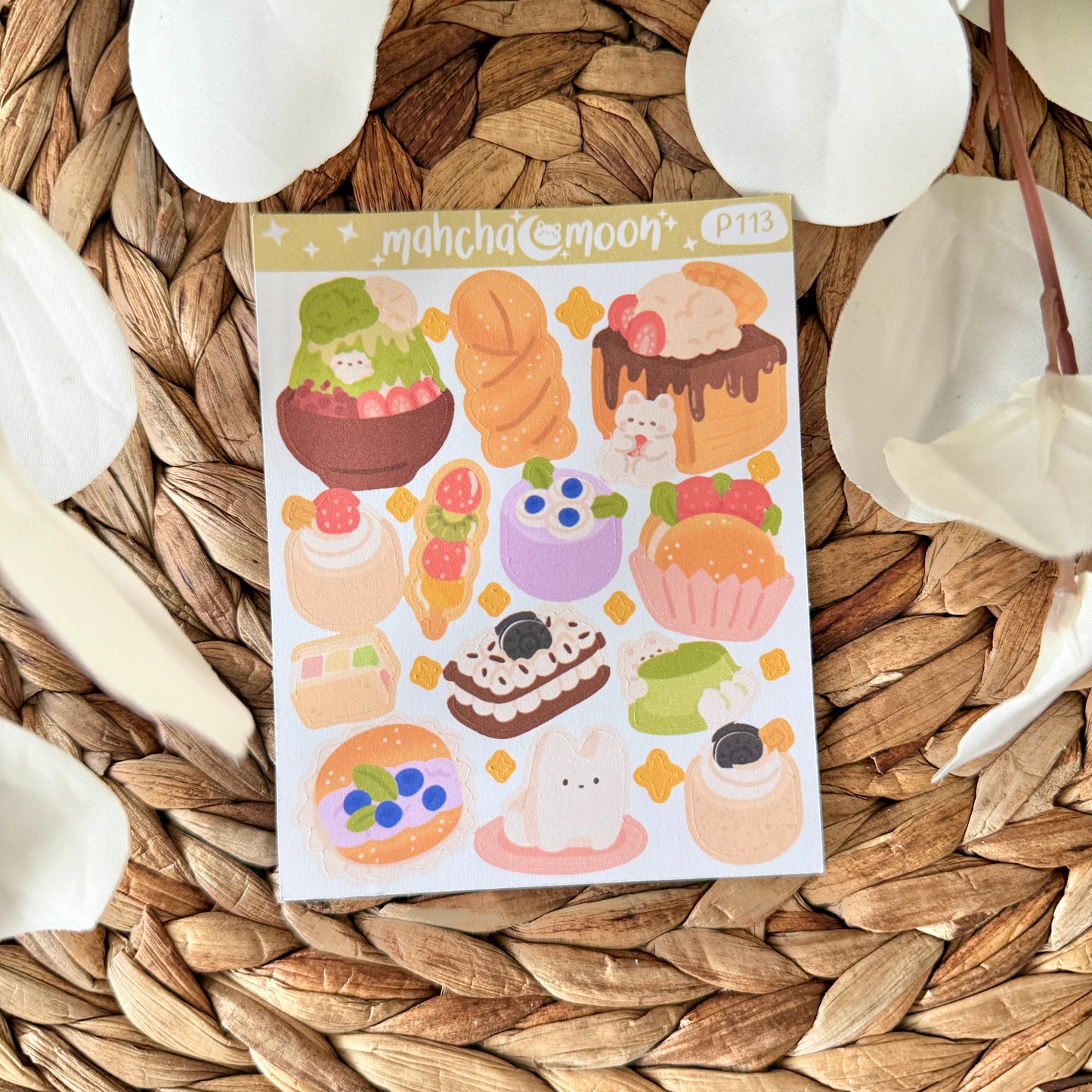 Patreon Sticker Club - Cultural Desserts and Sweets Sticker Sheets