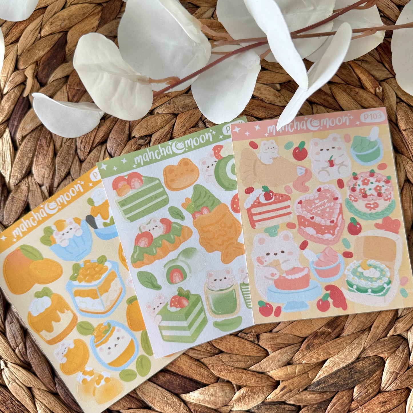 Patreon Sticker Club - Sweet Treats Sticker Sheets