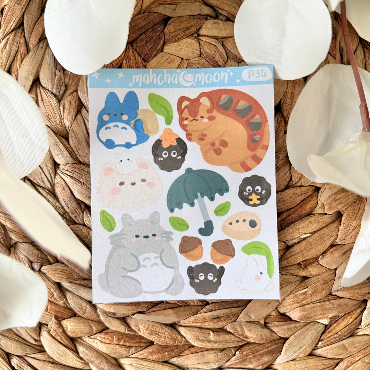 Patreon Sticker Club - Ghibli Sticker Sheets