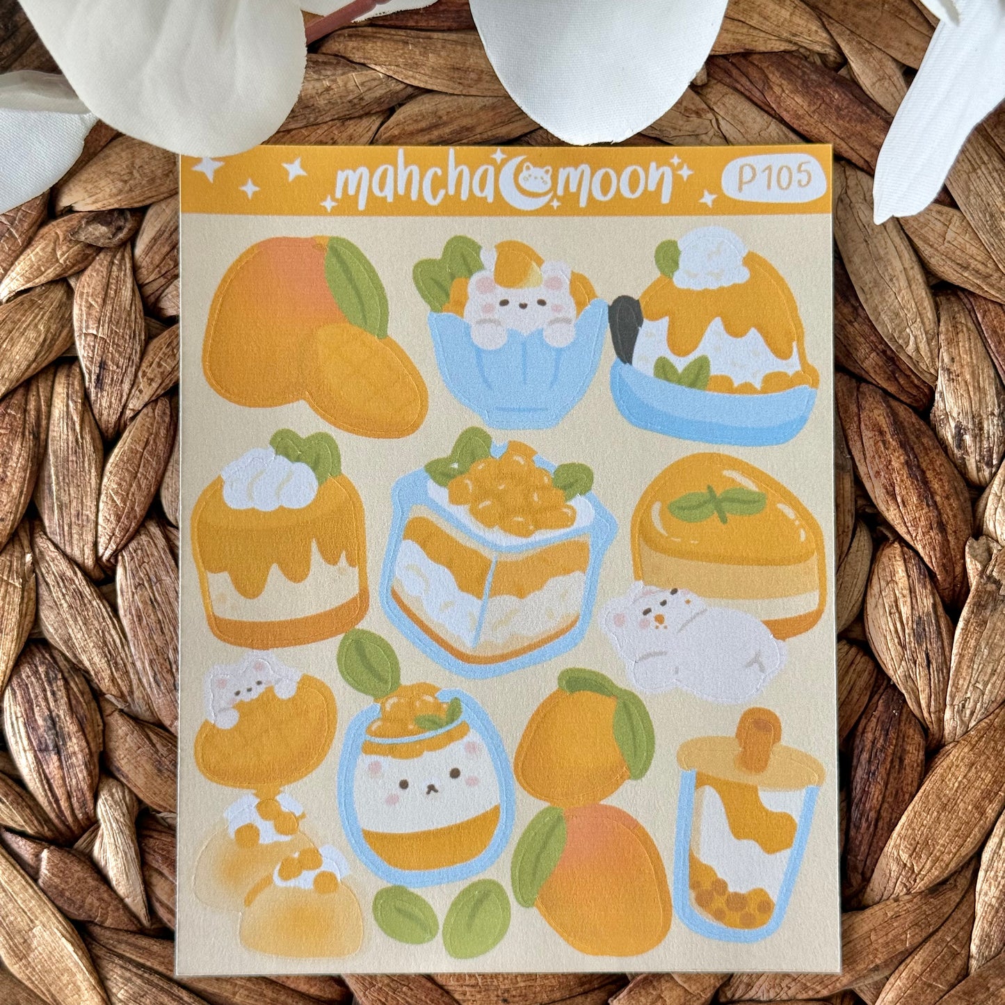 Patreon Sticker Club - Sweet Treats Sticker Sheets
