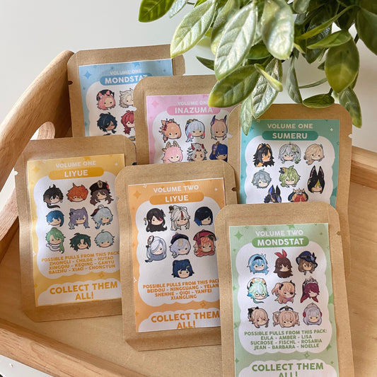 Genshin Impact Mini Keychains/Phone Charms GACHA