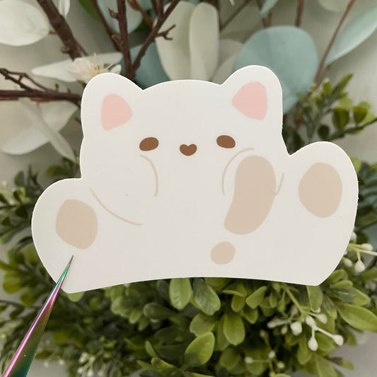 Squishy Tofu Vinyl Sticker and Car Decal