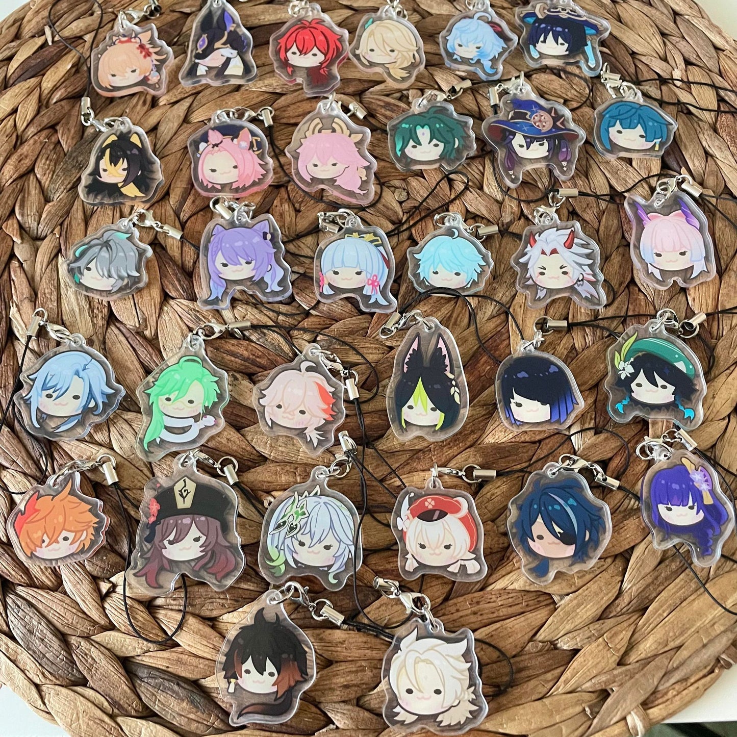Genshin Impact Mini Keychains/Phone Charms