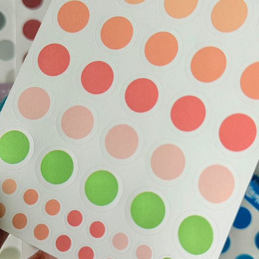 Palette Dot Sticker Sheets