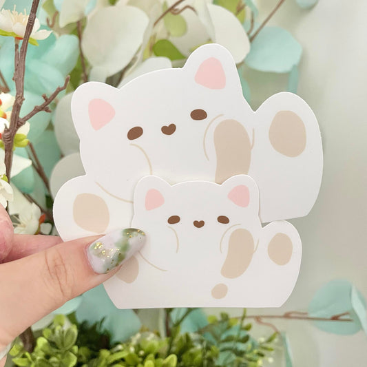 Squishy Tofu Vinyl Sticker and Car Decal