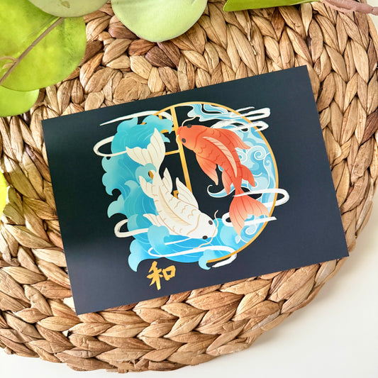Koi Fish Art Print