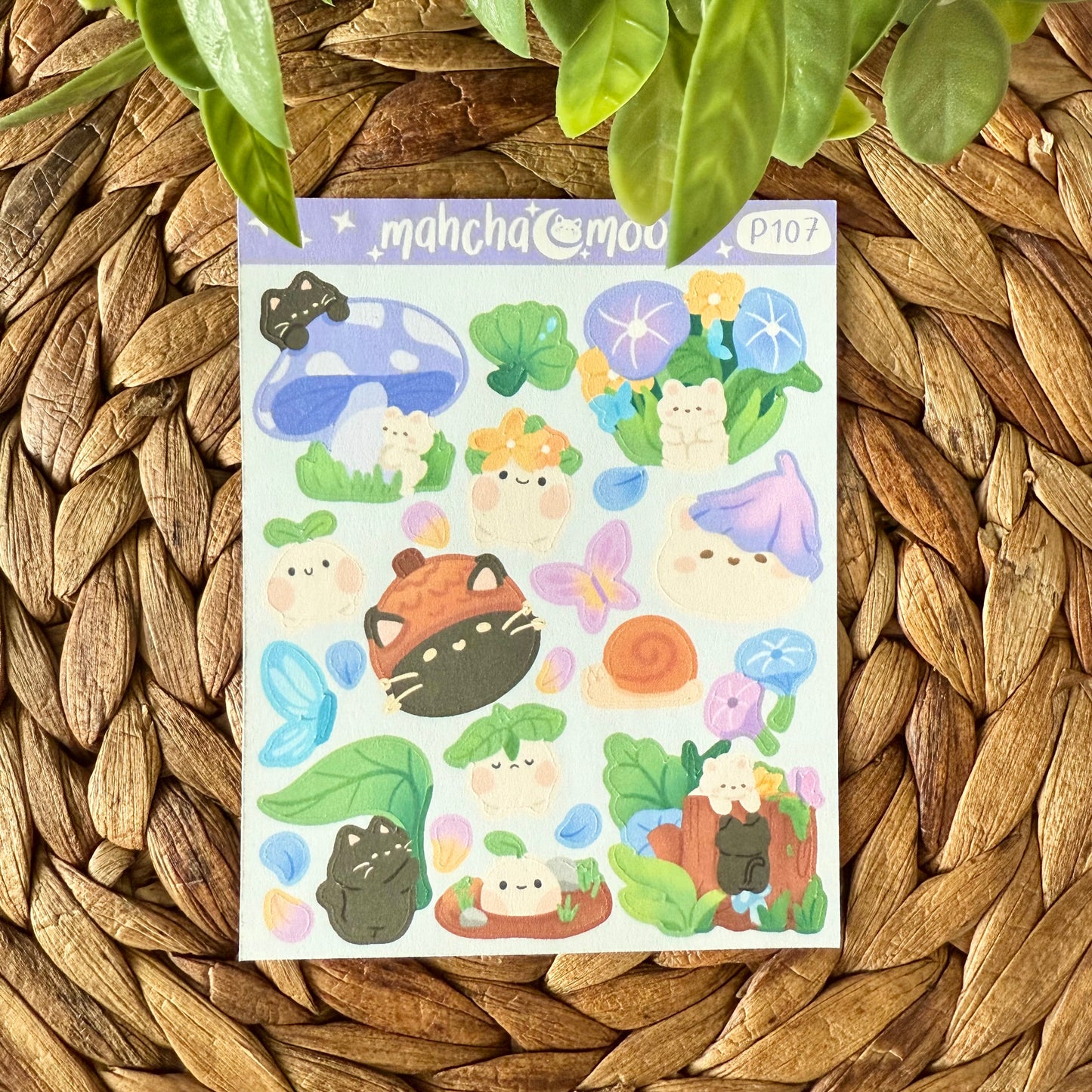 Patreon Sticker Club - Enchanted Forest Sticker Sheets