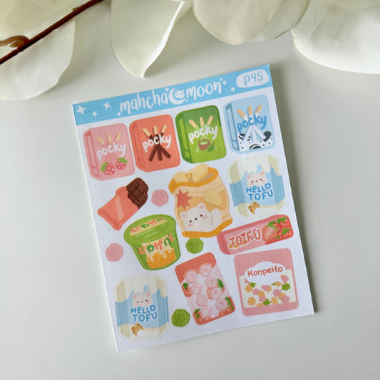 Tofu’s Convenience Store Sticker Sheets