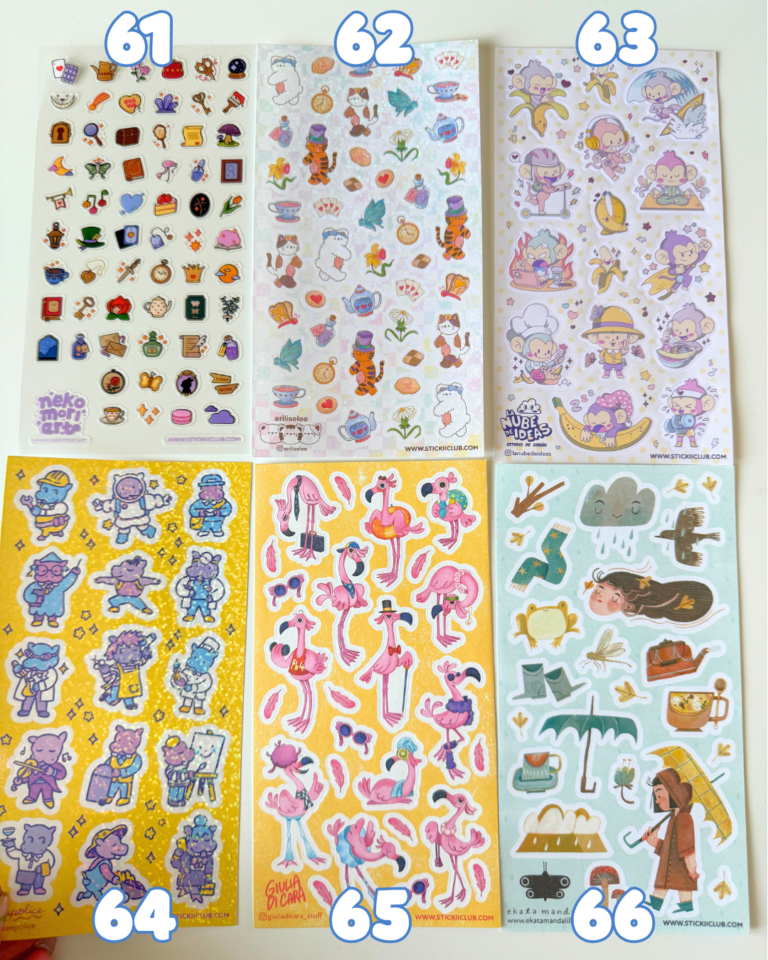 Stickii Club Sheets