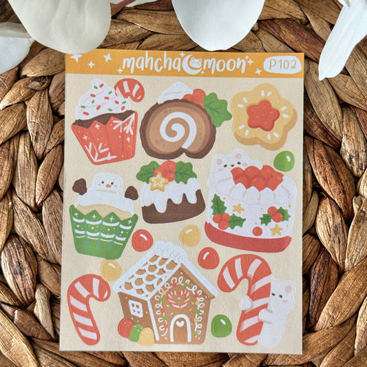 Patreon Sticker Club - Christmas Sticker Sheets