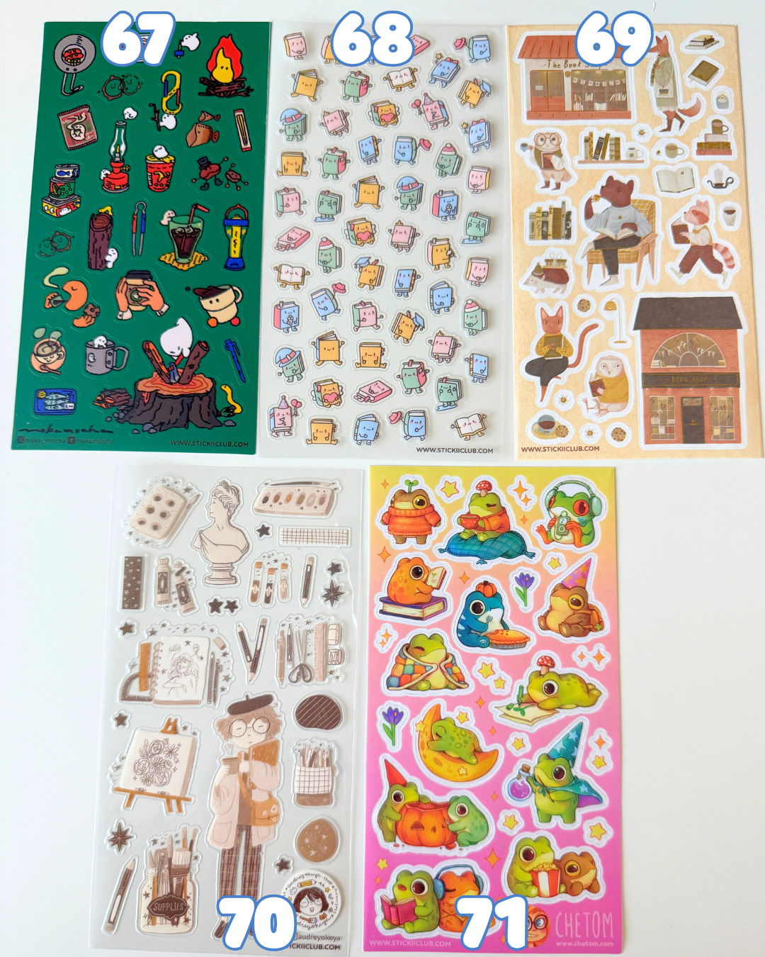 Stickii Club Sheets