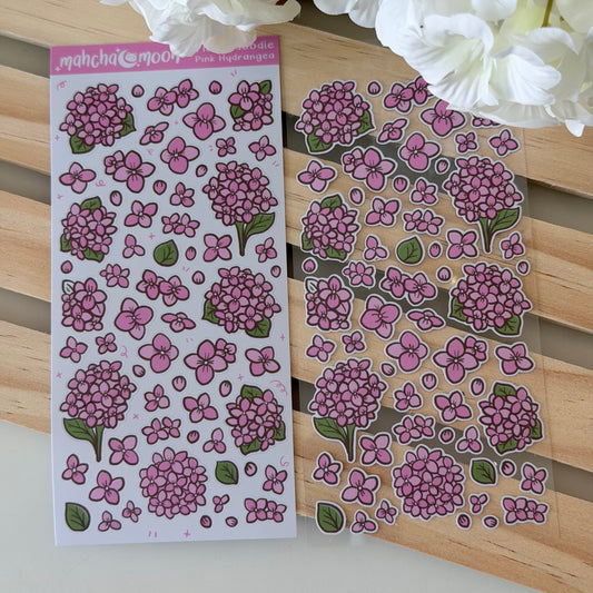 Doodle Hydrangea's | Deco Sticker Sheets