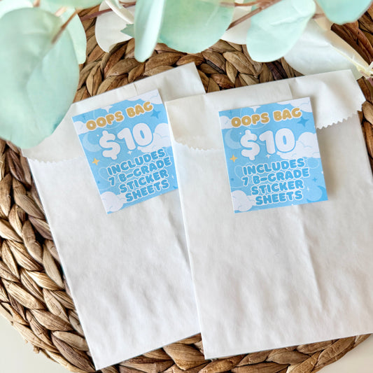 Oops Sticker Grab Bag