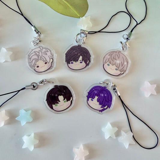 Love and Deepspace Keychains/Mini Phone Charms