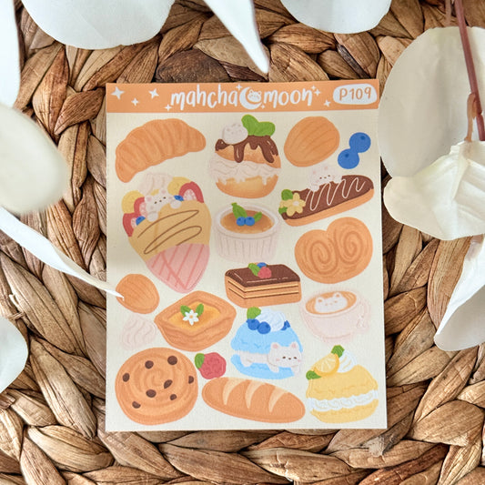 Patreon Sticker Club - Cultural Desserts and Sweets Sticker Sheets