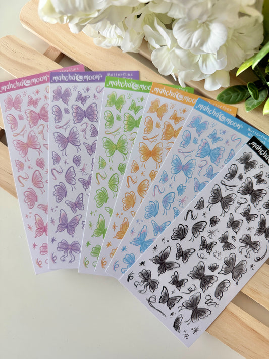 Whimsical Butterflies | Deco Sticker Sheets