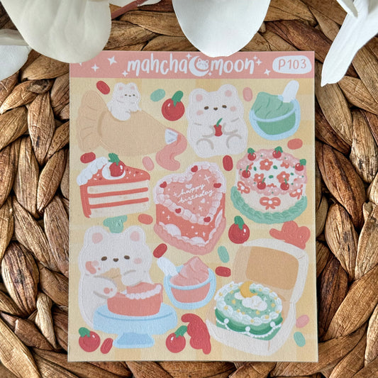Patreon Sticker Club - Sweet Treats Sticker Sheets