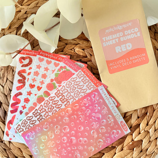 Mystery Colour Themed Deco Sticker Sheet Bundles