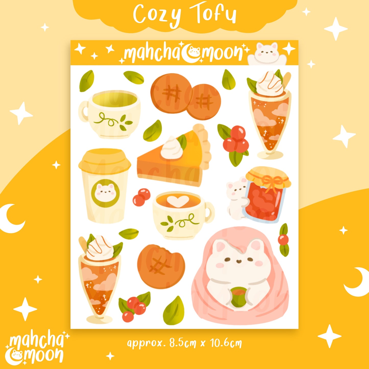 Cozy Tofu Sticker Sheet