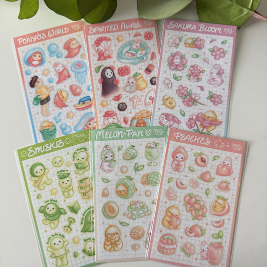MiniiJoyCo Sticker Sheets
