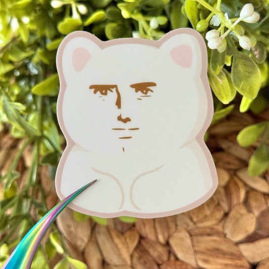 Handsome Tofu Vinyl Sticker