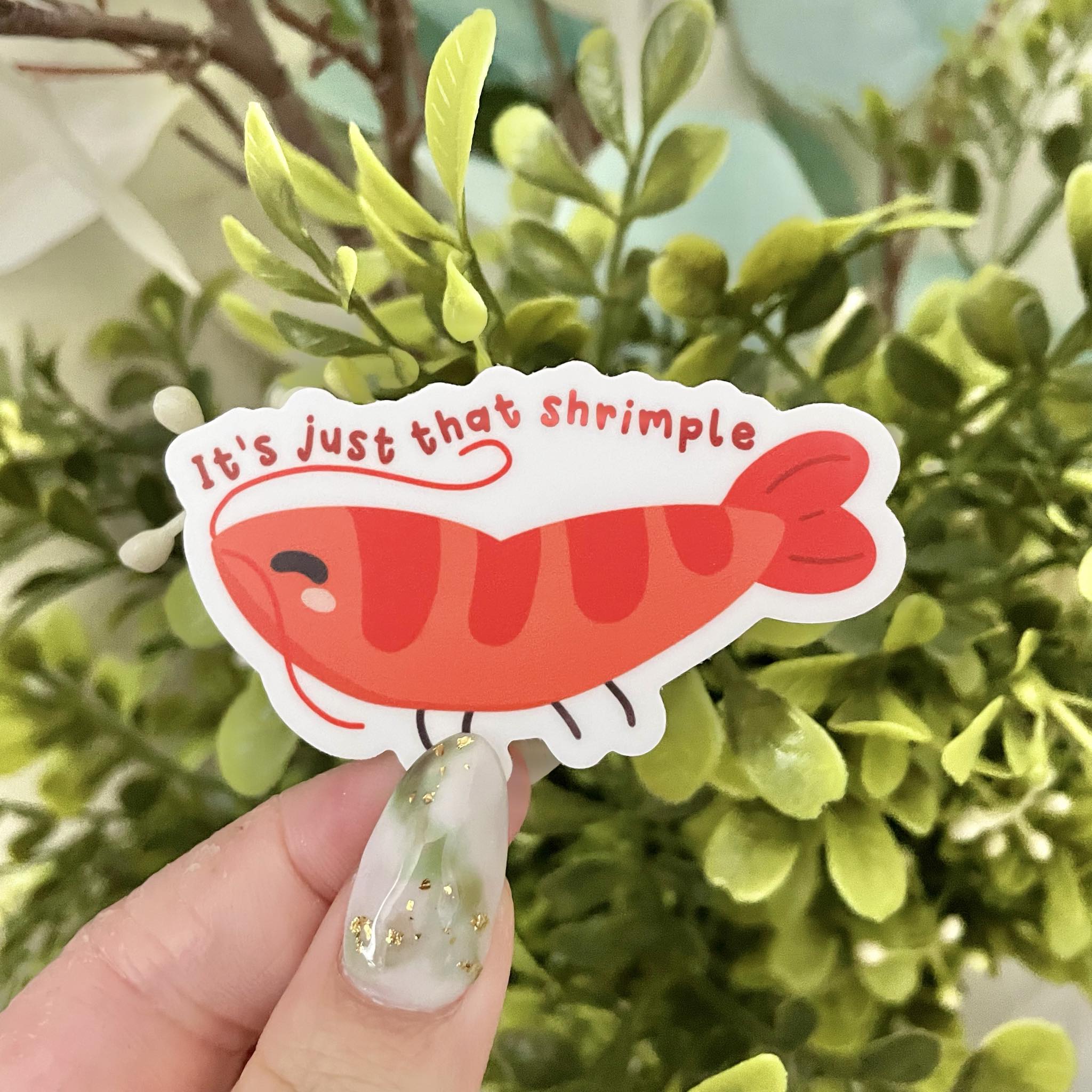 Shrimple Vinyl Sticker – MahchaMoon