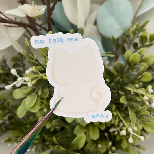 Angy Tofu Vinyl Sticker