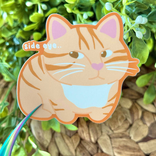 Side Eye Vinyl Sticker