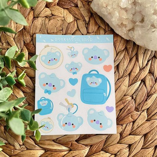 Cute BT Mascot Sticker Sheets