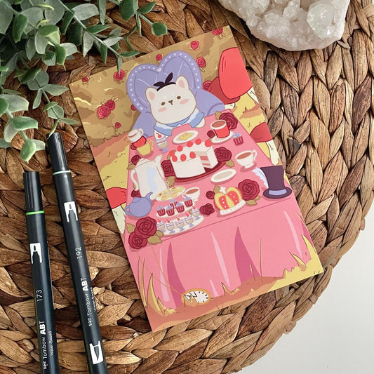 Tofu in Wonderland Art Print