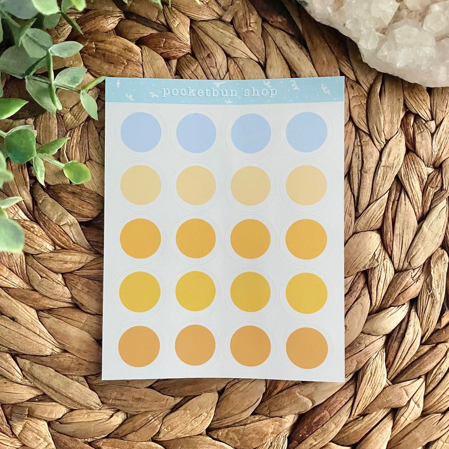 Pallet Dot Sticker Sheets (Version 5)