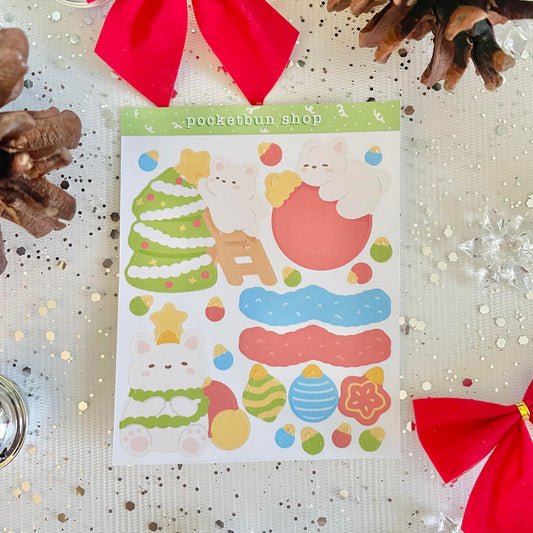 Tofu's Christmas Sticker Sheet