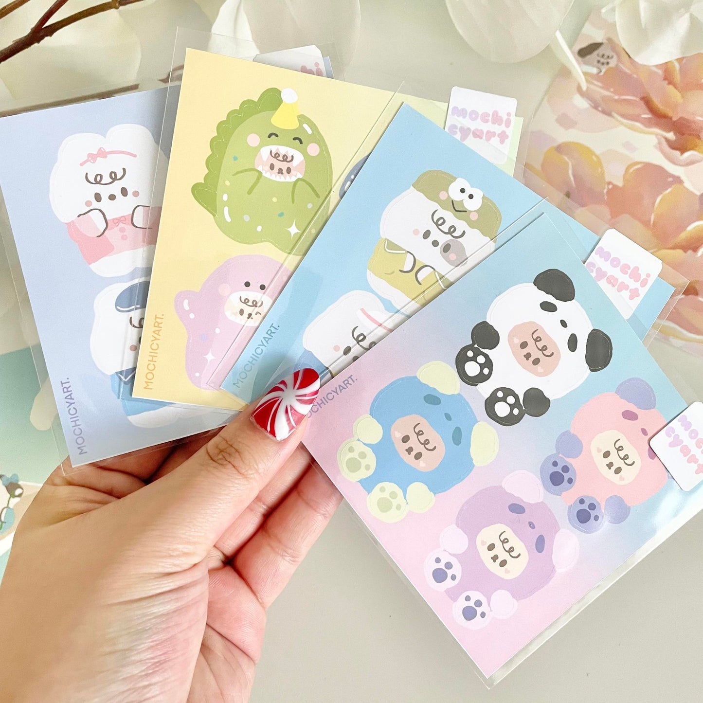 Mochicyart Removable Sticker Sheets