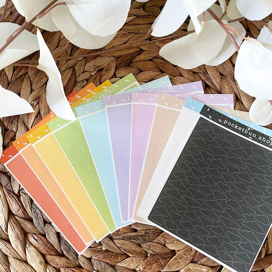 Mini Cloud Deco Sticker Sheets BGRADE