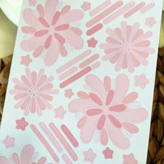 Firework Deco Sticker Sheets