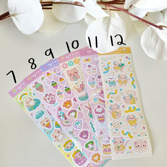 AJTuana Deco Sticker Sheets