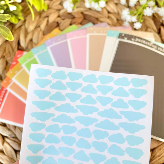 A-GRADE Cloud Deco Sticker Sheets