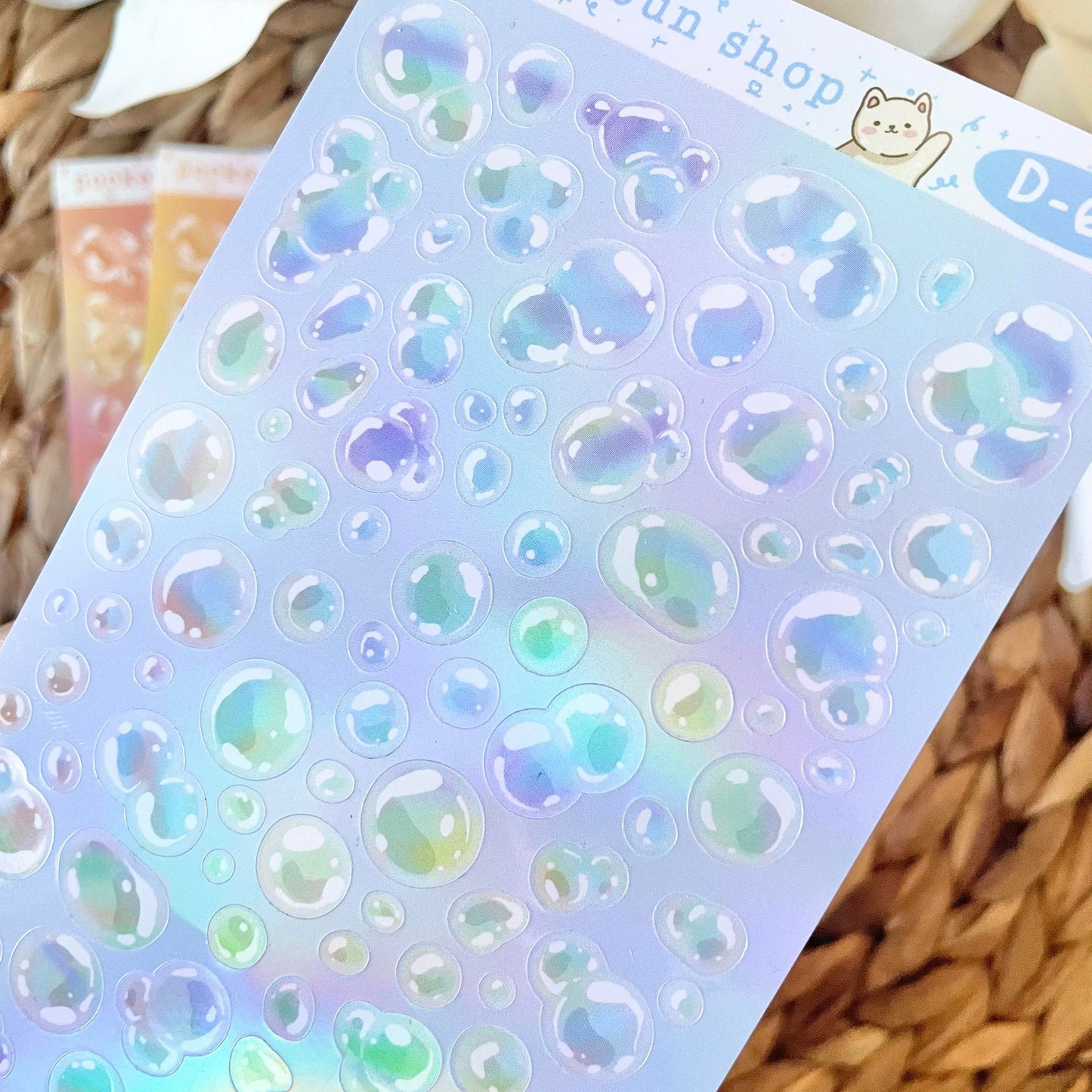 Bubble Vinyl Deco Sticker Sheets