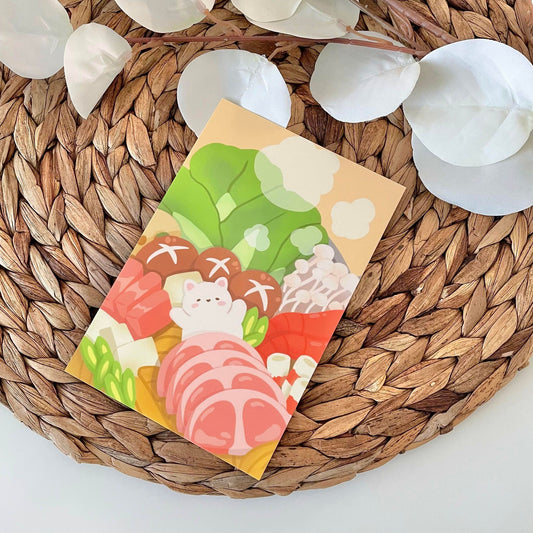 Hotpot Tofu Art Print