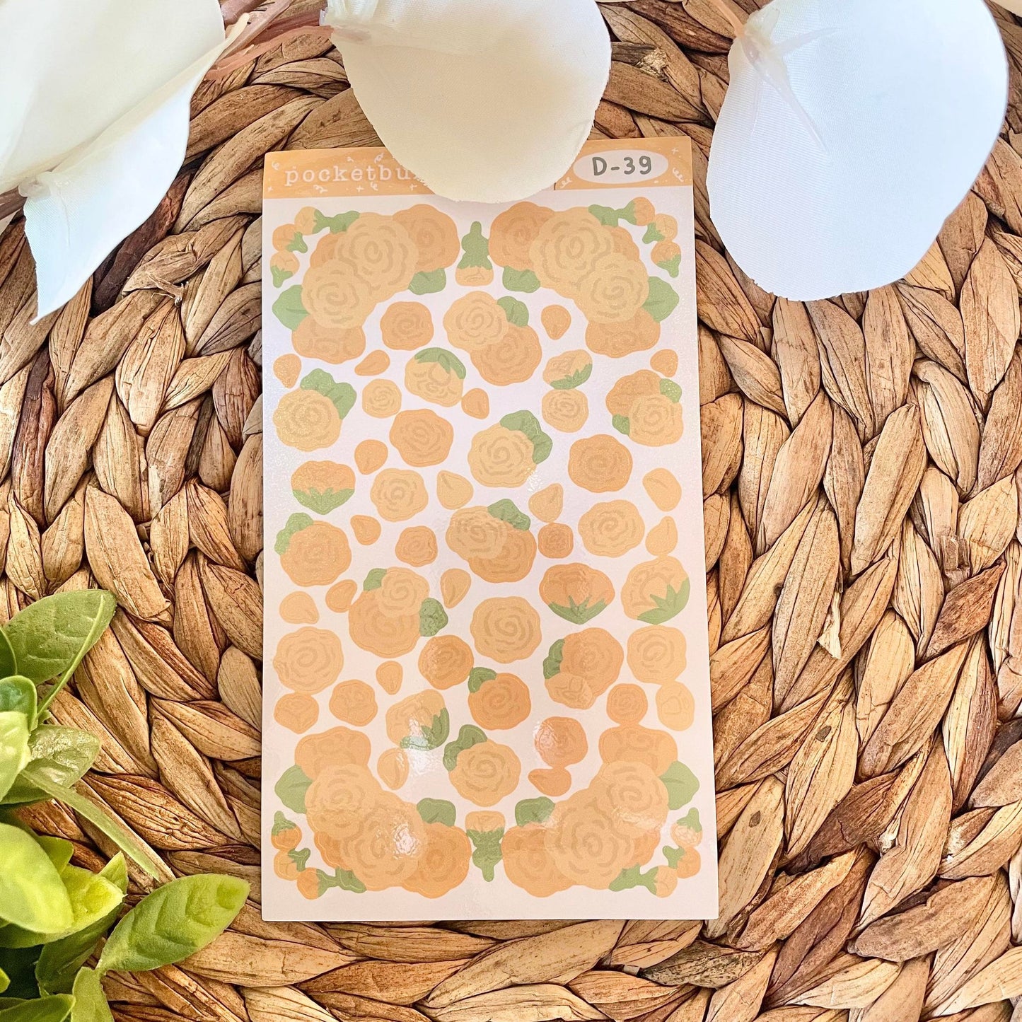 Rose Vinyl Deco Sticker Sheets