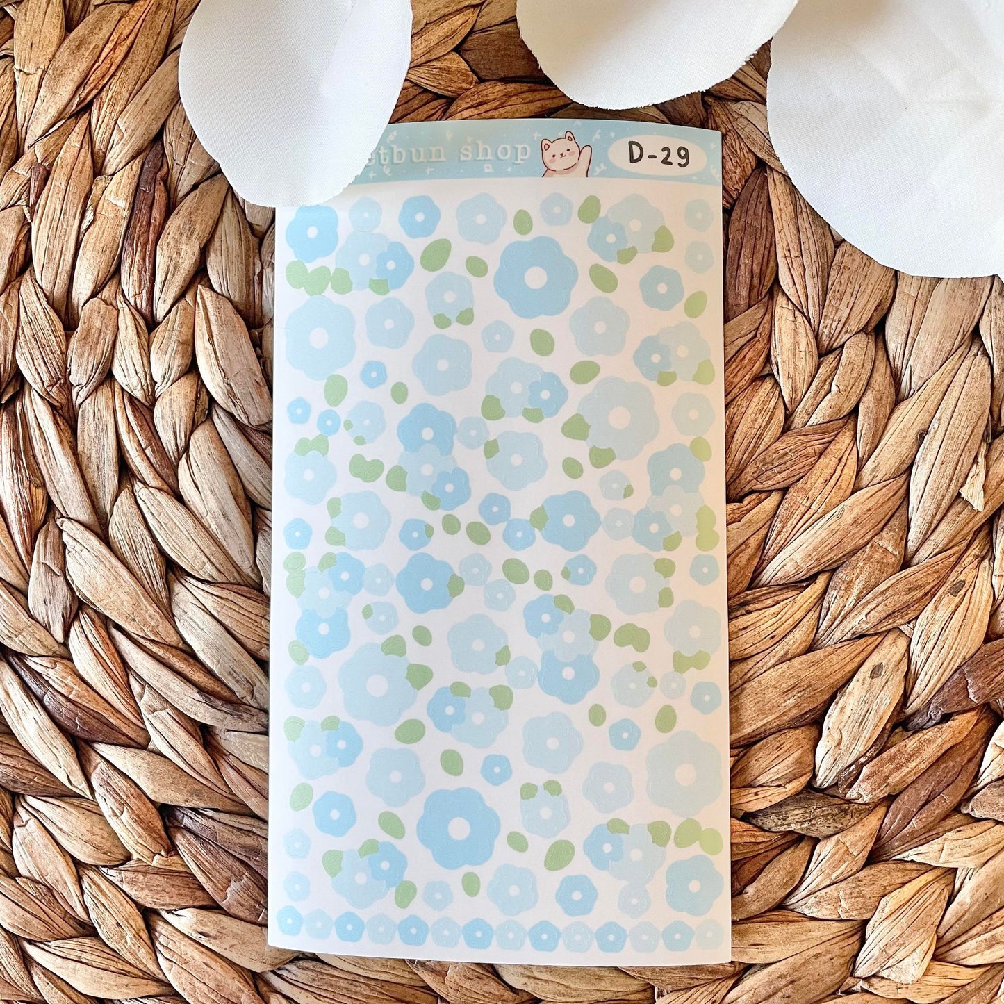 Flower Vinyl Deco Sticker Sheets