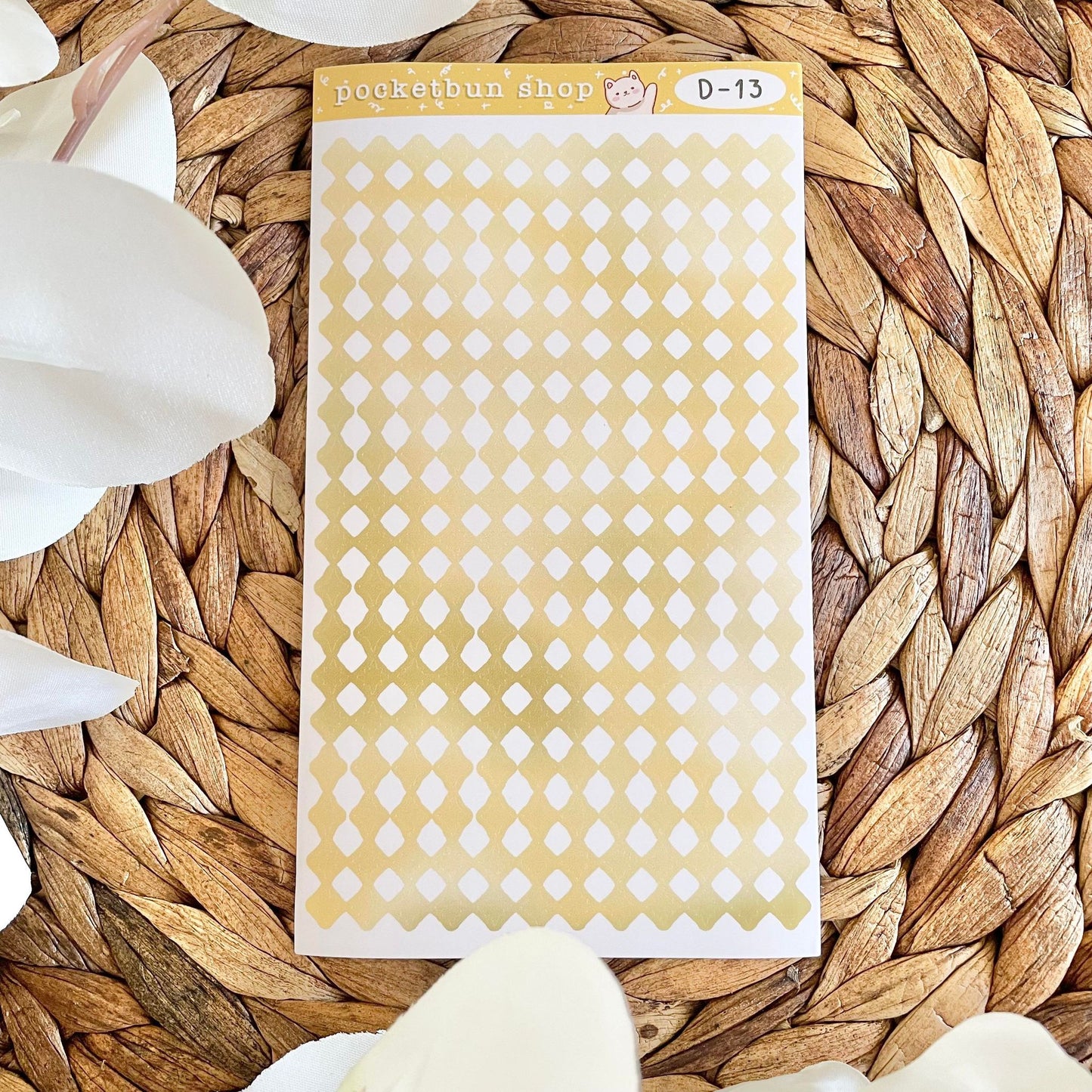 Matte Sparkle Deco Vinyl Sticker Sheets