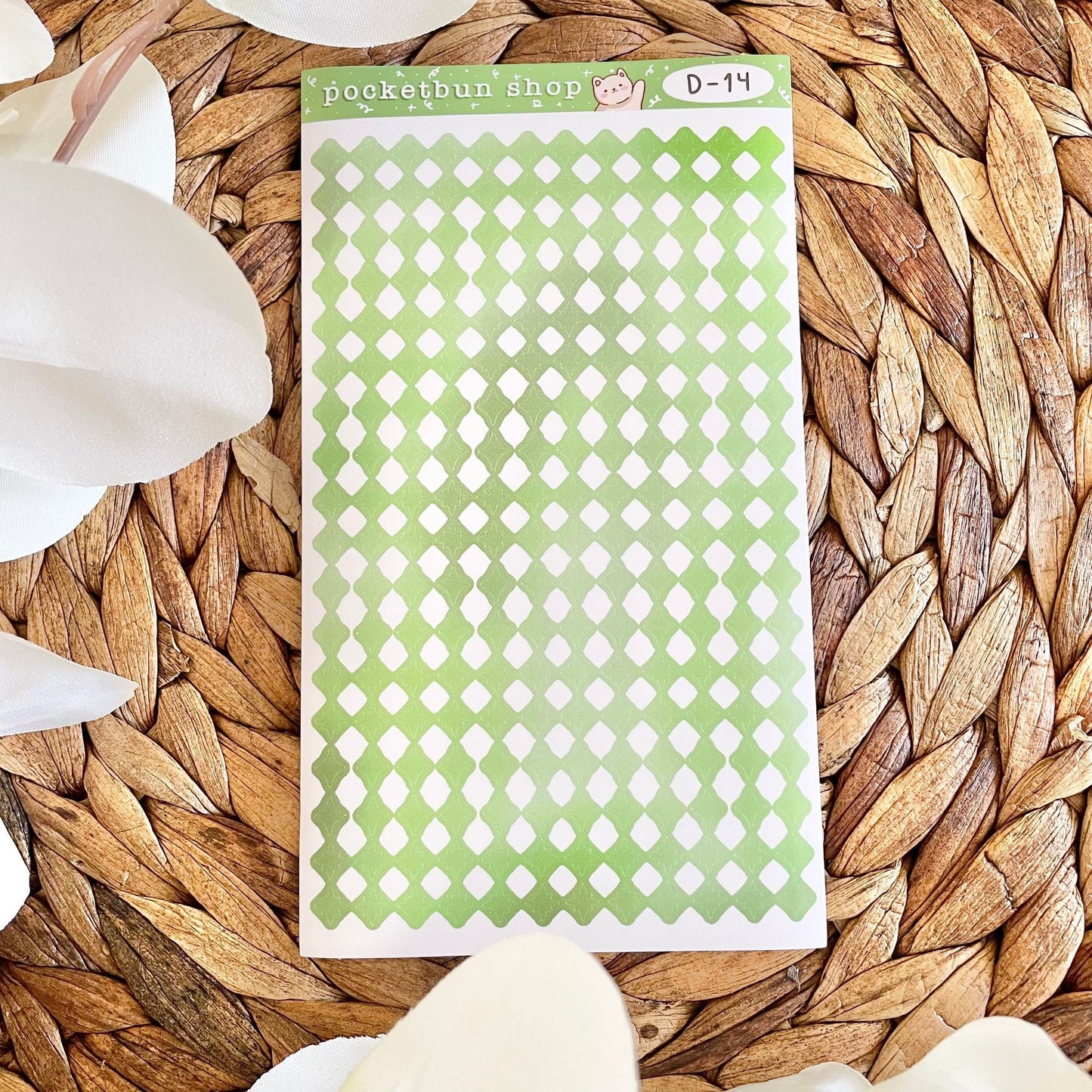Matte Sparkle Deco Vinyl Sticker Sheets