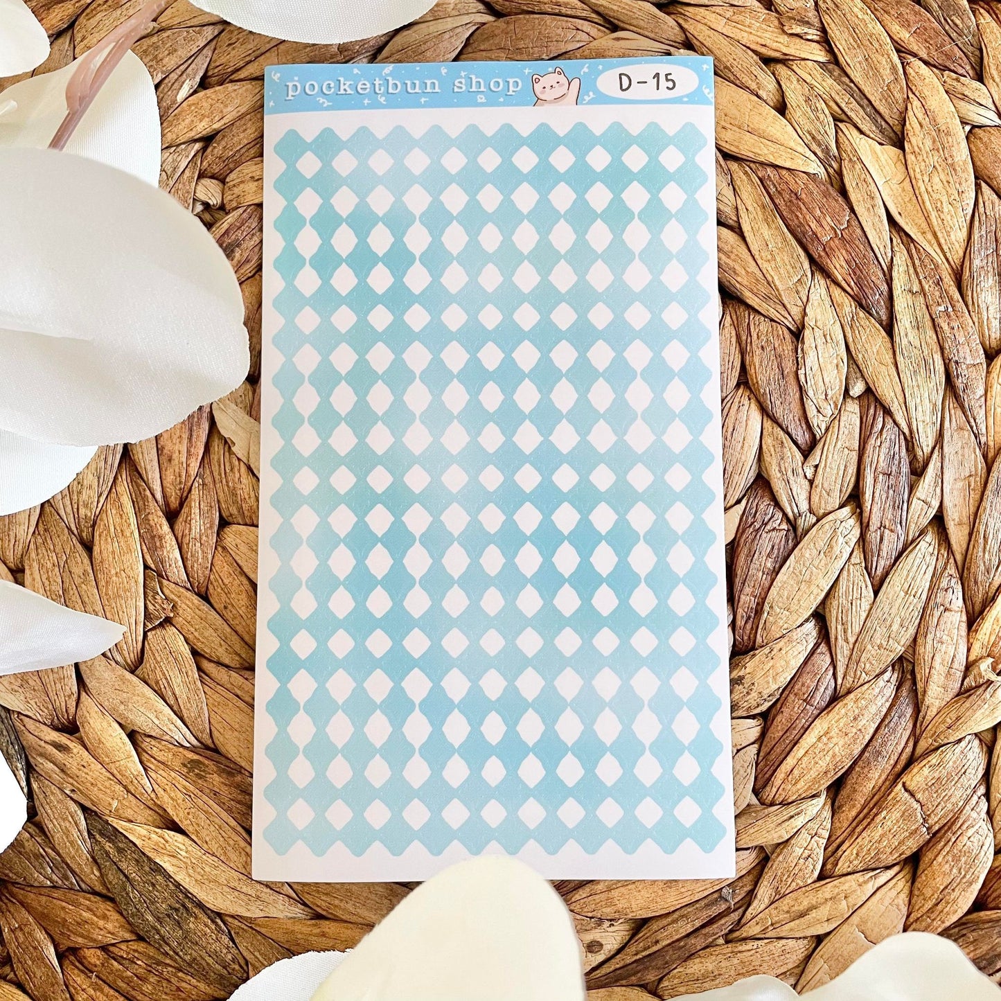Matte Sparkle Deco Vinyl Sticker Sheets