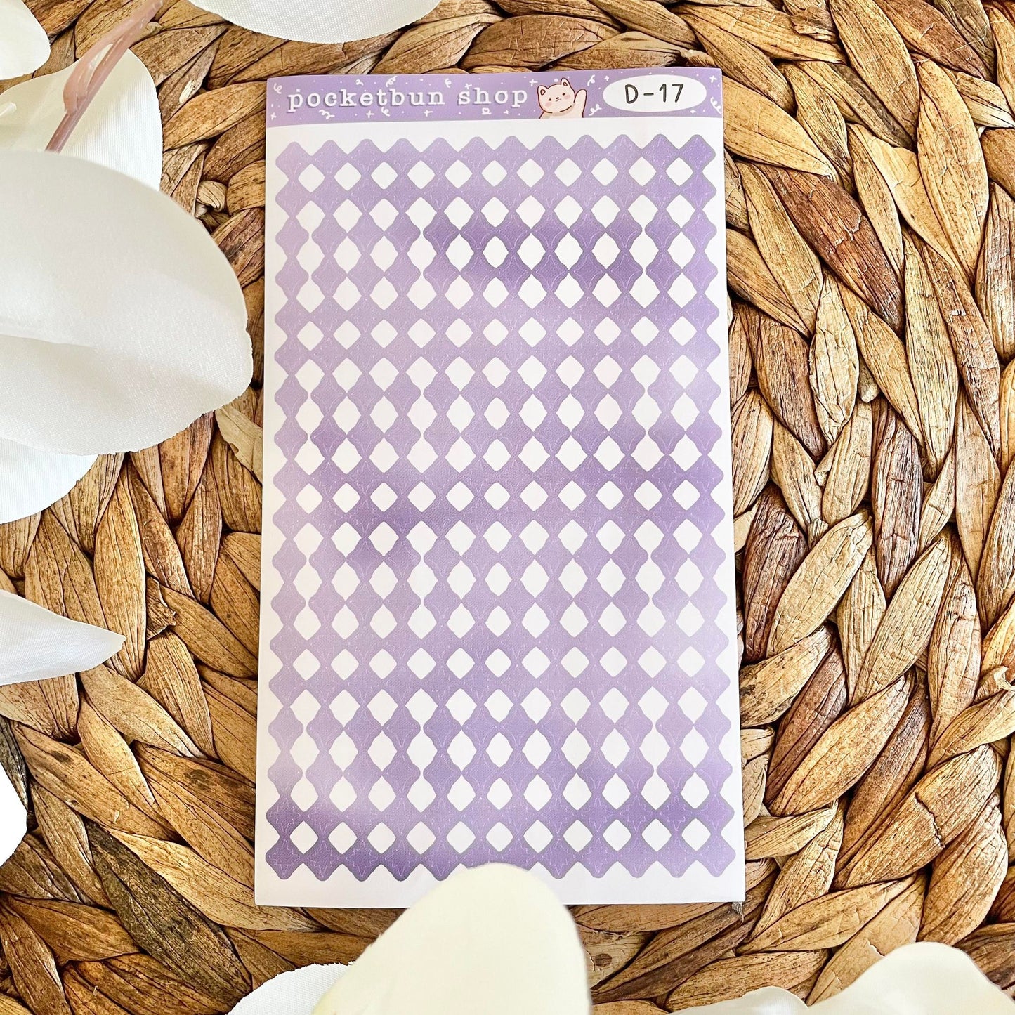 Matte Sparkle Deco Vinyl Sticker Sheets