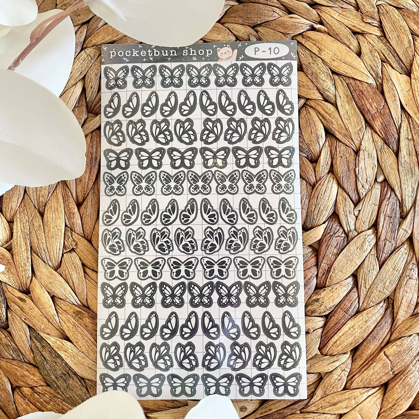 HOLO Butterfly Vinyl Deco Sticker Sheets