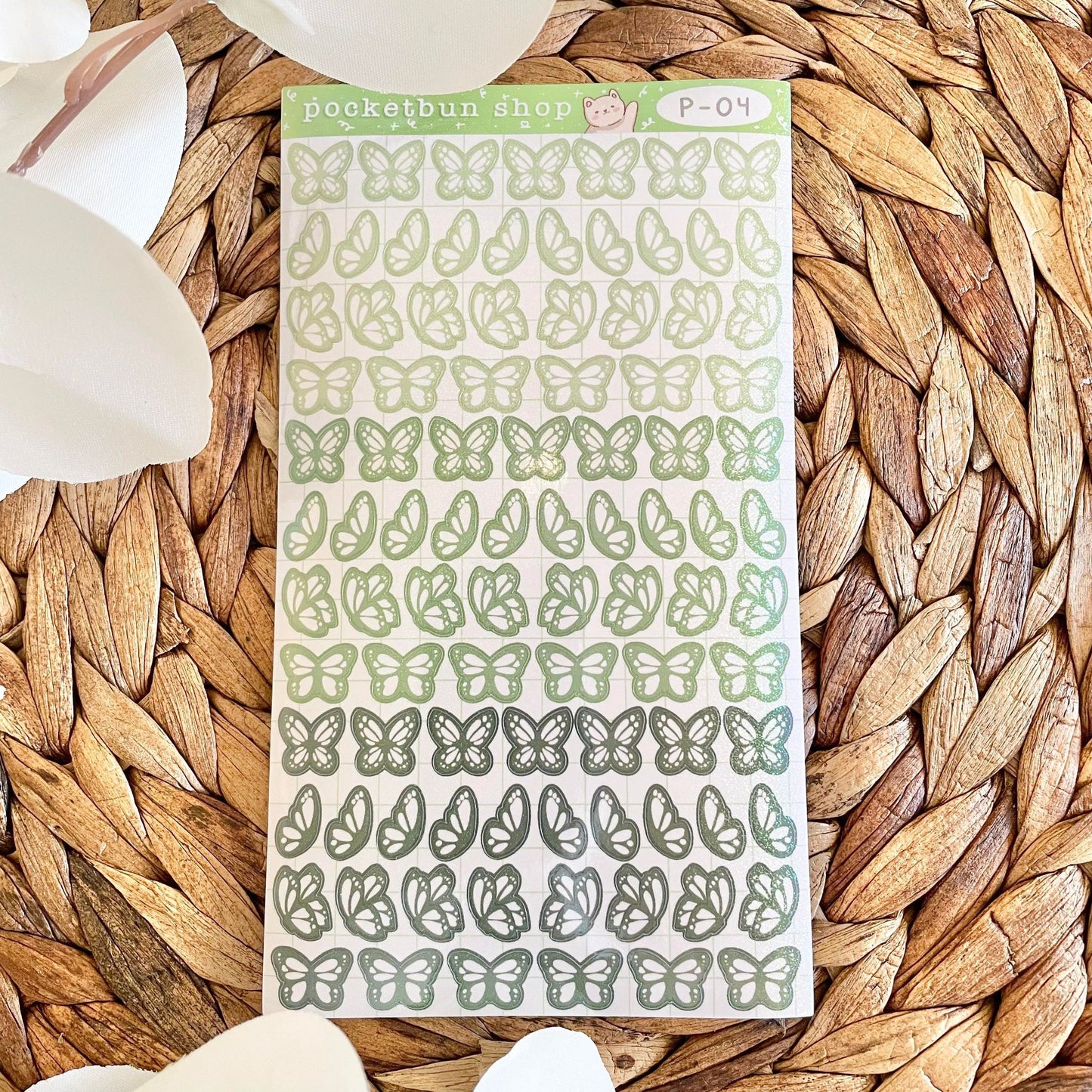 HOLO Butterfly Vinyl Deco Sticker Sheets