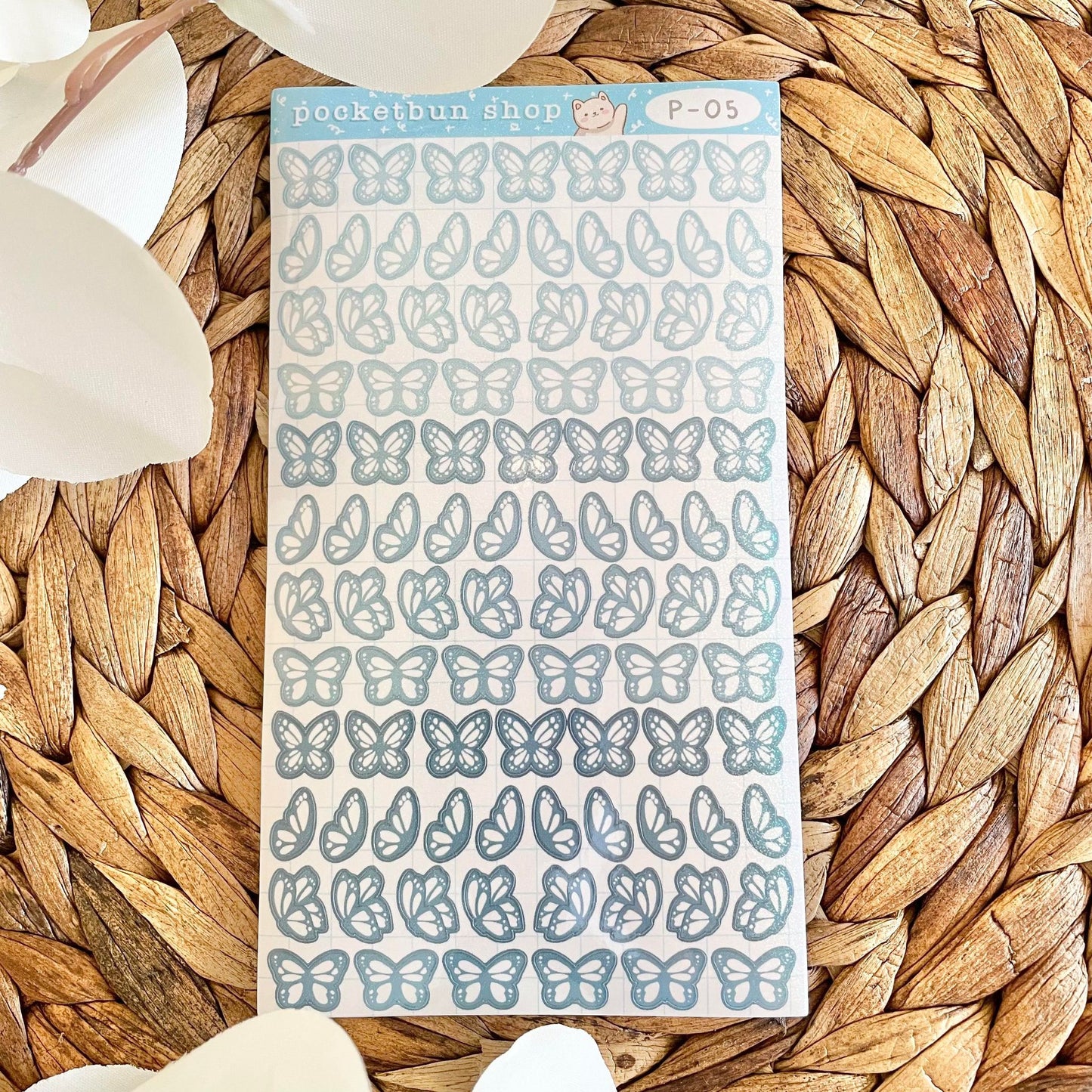 HOLO Butterfly Vinyl Deco Sticker Sheets