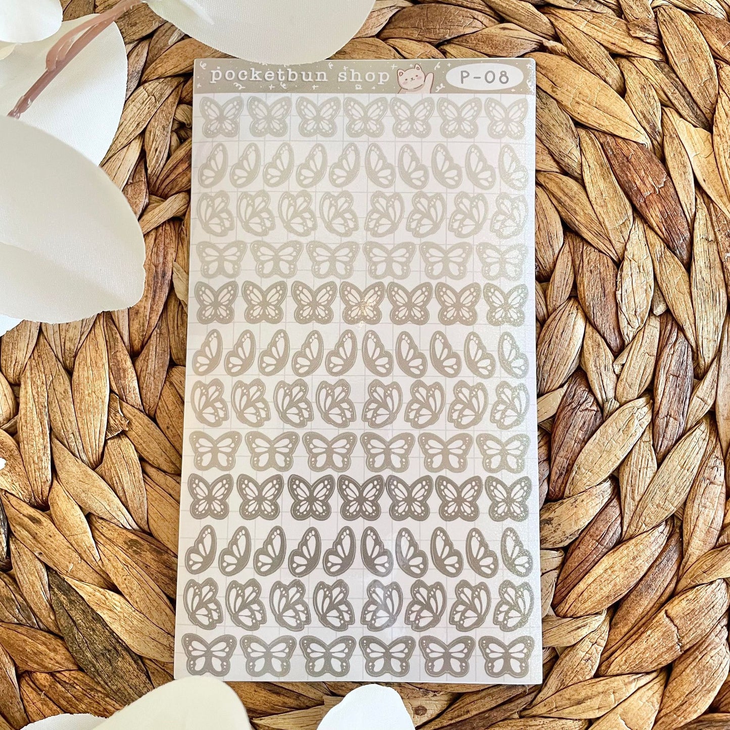 HOLO Butterfly Vinyl Deco Sticker Sheets
