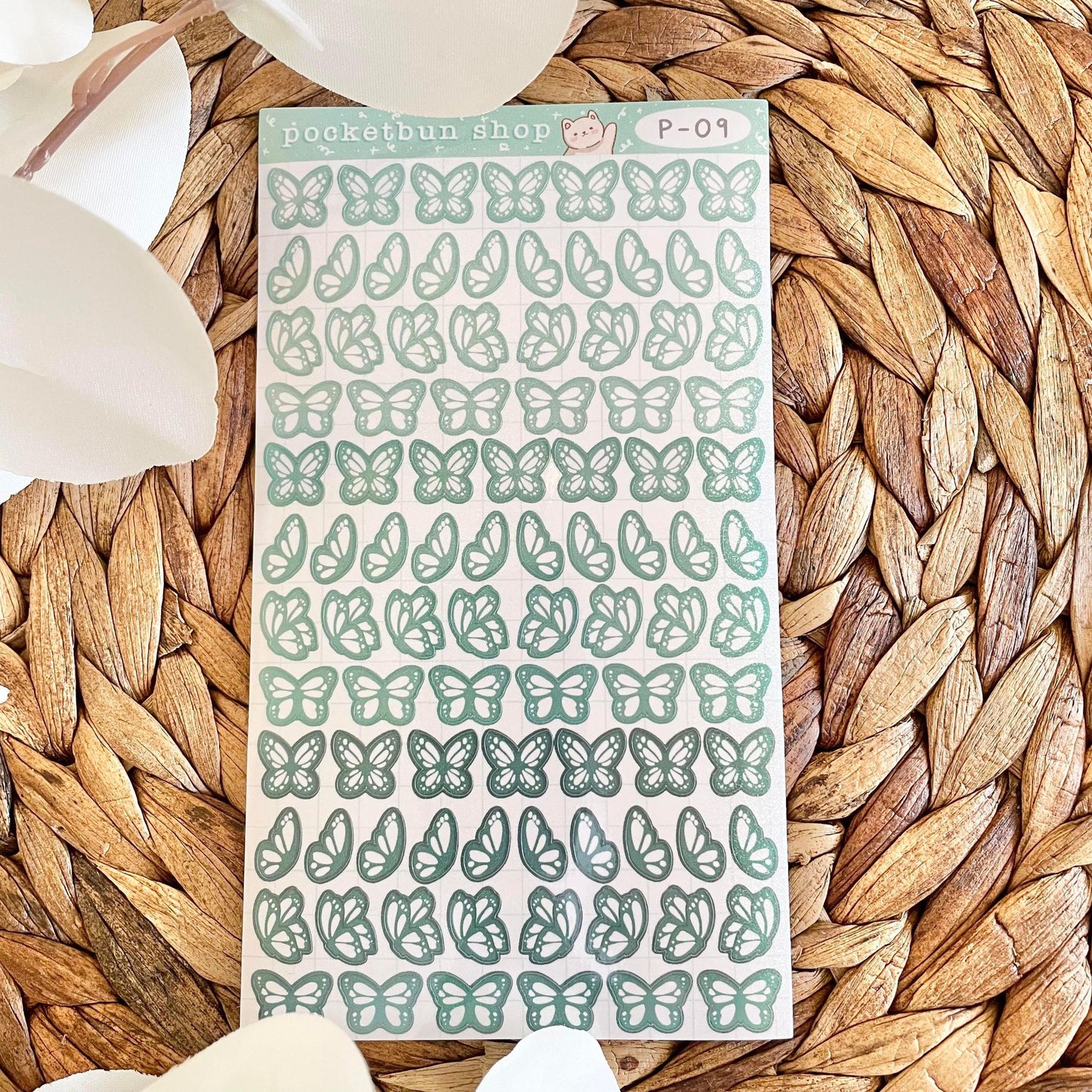 HOLO Butterfly Vinyl Deco Sticker Sheets